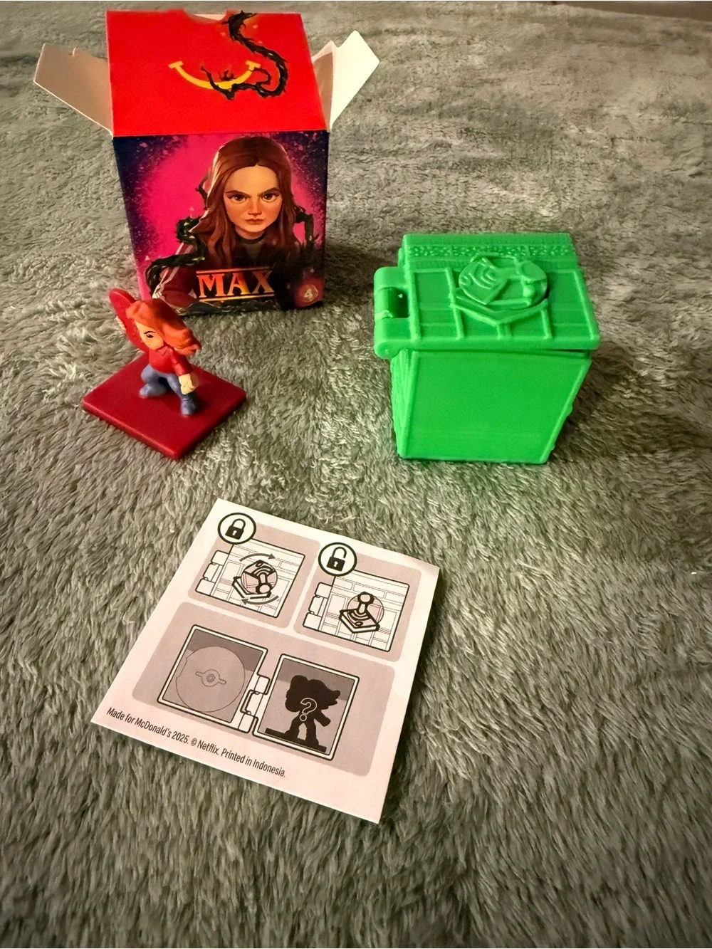 Stranger Things Tales From ‘85 Max McDonald’s Happy Meal Toy NIB 2025